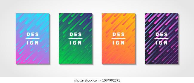 Colourful shiny waves with lines.Minimal covers design,gradients, lines, shapes. Tech cover,futuristic banner, future template,abstract flyer, poster,trendy minimalist brochure.