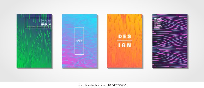 Colourful shiny waves with lines.Minimal covers design,gradients, lines, shapes. Tech cover,futuristic banner, future template,abstract flyer, poster,trendy minimalist brochure.