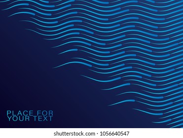 Colourful shiny waves with lines.Transparent waved lines for brochure, website, flyer design.Speed line or fast lines manga motion.Vector illustration EPS 10.Design elements.