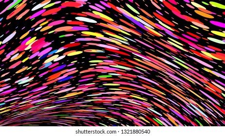 Colourful simple abstract background, wavy effect. Stipple effect. Rhythmic noise particles. Grain texture. Wallpaper with colorful strokes. Wall interior design, lockscreen, pattern for package