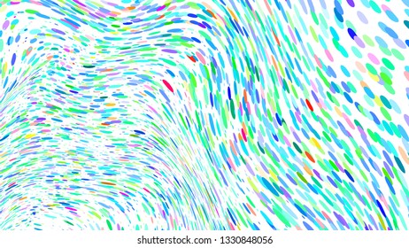 Colourful simple abstract background, wavy effect. Stipple effect. Rhythmic noise particles. Grain texture. Wallpaper with colorful strokes. Wall interior design, lockscreen, pattern for package