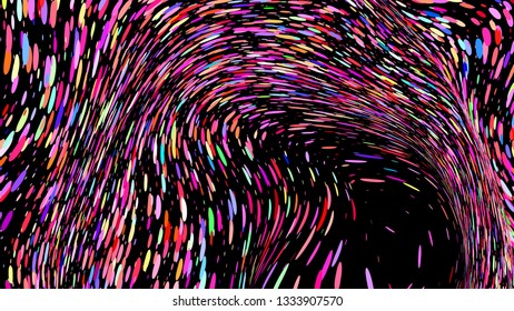 Colourful simple abstract background, wavy effect. Stipple effect. Rhythmic noise particles. Grain texture. Wallpaper with colorful strokes. Wall interior design, lockscreen, pattern for package