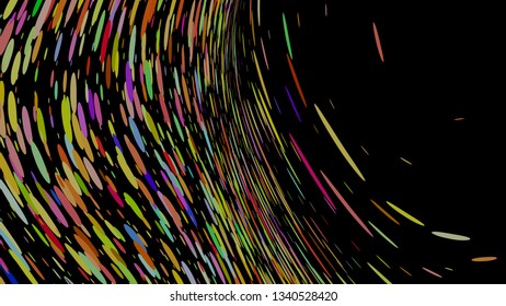 Colourful simple abstract background, wavy effect. Stipple effect. Rhythmic noise particles. Grain texture. Wallpaper with colorful strokes. Wall interior design, lockscreen, pattern for package
