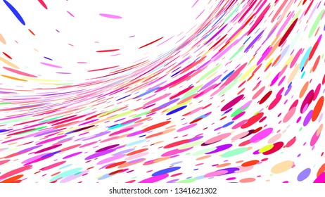 Colourful simple abstract background, wavy effect. Stipple effect. Rhythmic noise particles. Grain texture. Wallpaper with colorful strokes. Wall interior design, lockscreen, pattern for package