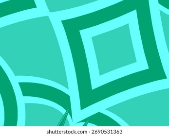 colourful simple anda modern batik line art 