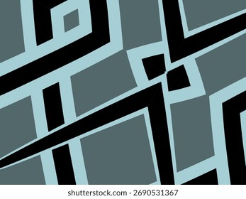colourful simple anda modern batik line art 