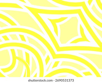 colourful simple anda modern batik line art 