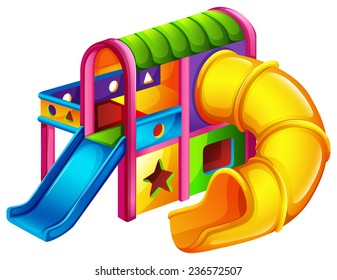 A colourful slide on a white background 