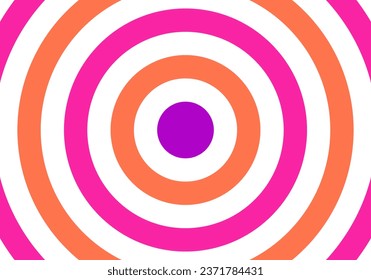 colourful Spiral circle target vector illustration