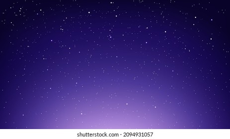 Colourful starry night sky. Galaxy background. Abstract constellation background.