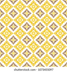Colourful stripe pattern Thailand on white background