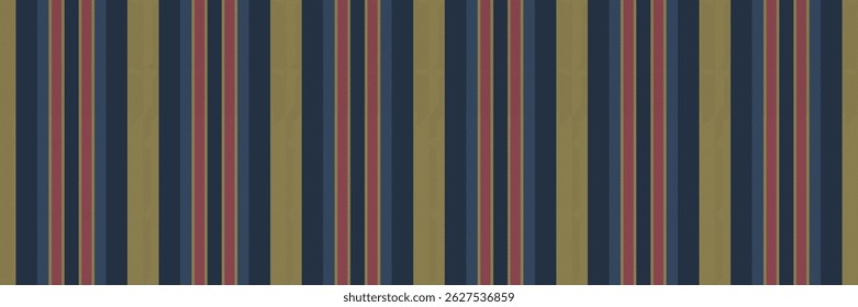 Colourful stripe textile vector, nostalgic background vertical fabric. Romance lines texture pattern seamless in dark and amber colors palette.