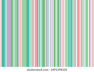 Colourful striped abstract background. Easter and spring, multicolour green stripes in textile, Print card, cloth and shirts, wrap, wrapper, web, cover label banner
