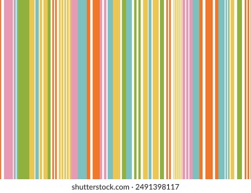 Colourful striped abstract background. Summer and spring, multicolour stripes in textile, Print card, cloth and shirts, wrap, wrapper, web, cover label banner