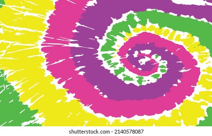 Colourful tie dye vector, abstract background.