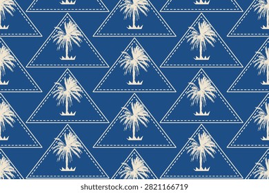 Colourful trendy fabric with palm tree patterns, featuring fruits tree design, palm leaf figher.this design print as any product.eps