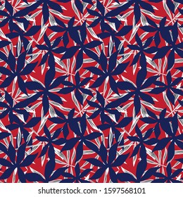 Colourful Tropical Floral seamless Pattern for fashion prints, swimwear, backgrounds, websites, wallpaper, crafts