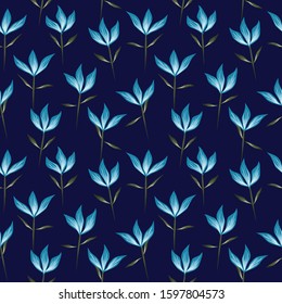 Colourful Tropical Floral seamless Pattern  - It is a tropical floral pattern suitable for fashion prints, swimwear, backgrounds, websites, wallpaper, crafts
