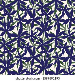 Colourful Tropical Floral seamless Pattern for fashion prints 