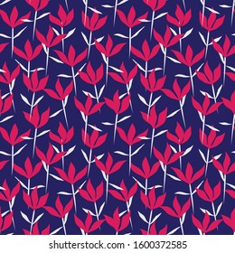 Colourful Tropical Floral seamless Pattern  - It is a tropical floral pattern suitable for fashion prints, swimwear, backgrounds, websites, wallpaper, crafts