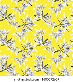 Colourful Tropical Floral seamless Pattern for fashion prints, swimwear, backgrounds, websites, wallpaper, crafts