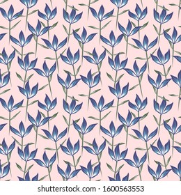 Colourful Tropical Floral seamless Pattern  - It is a tropical floral pattern suitable for fashion prints, swimwear, backgrounds, websites, wallpaper, crafts