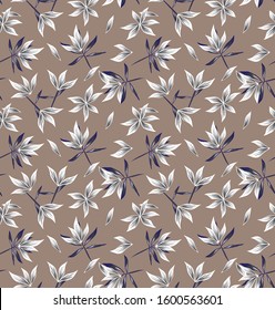 Colourful Tropical Floral seamless Pattern for fashion prints, swimwear, backgrounds, websites, wallpaper, crafts