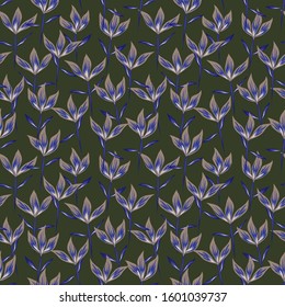 Colourful Tropical Floral seamless Pattern  - It is a tropical floral pattern suitable for fashion prints, swimwear, backgrounds, websites, wallpaper, crafts