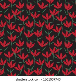 Colourful Tropical Floral seamless Pattern  - It is a tropical floral pattern suitable for fashion prints, swimwear, backgrounds, websites, wallpaper, crafts
