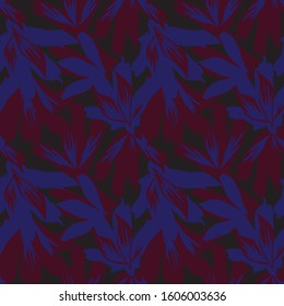 Colourful Tropical Floral seamless Pattern  - It is a tropical floral pattern suitable for fashion prints, swimwear, backgrounds, websites, wallpaper, crafts