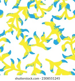 Colourful Tropical Leaf seamless pattern design for fashion textiles, graphics and crafts