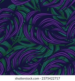Colourful Tropical Leaf seamless pattern design for fashion textiles, graphics and crafts