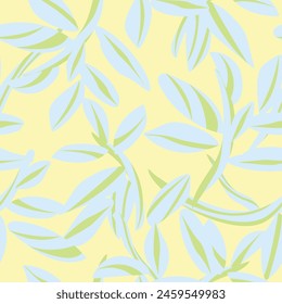 Colourful Tropical Leaf seamless pattern design for fashion textiles, graphics and crafts