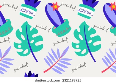 Colourful tropics Summer Seamless Pattern. Hand drawn doodle beauty beach summertime kids background wallpaper for fashion graphic print, textile, apparel, wrapping paper vector