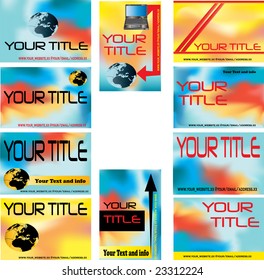 Colourful Vector Business Card Templates