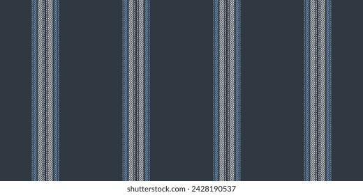Colourful vector lines texture, trend background stripe seamless. School fabric textile pattern vertical in dark and white color.
