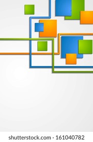 Colourful vector technology abstract design