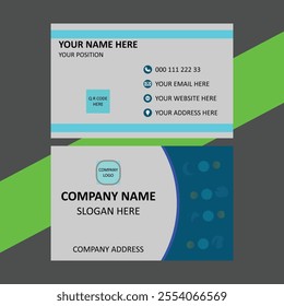 COLOURFUL VISITING CARD VECTOR STYLE