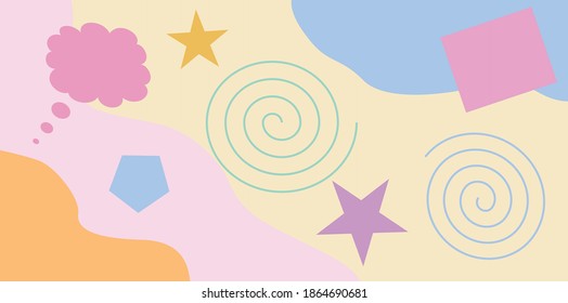 vector de papel pintado colorido para banner