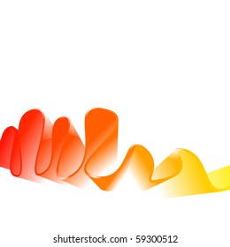 Colourful wave with 3D effect in eps10