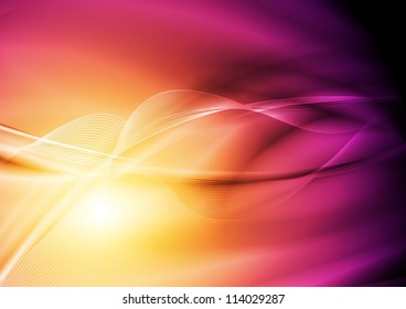 Colourful waves design. Vector illustration eps 10