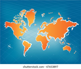 Colourful Worldmap