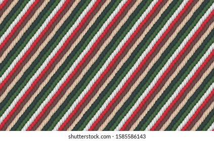 Colourful of yarn texture background vector. 
