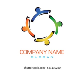 Colourfull family logo