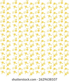 colourfull floral flower pattern with white background