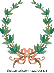 Ilustración colorida del vector de guirnaldas de Florel