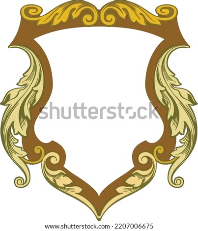 Colourfull Florel Wreath Vector Ilustration