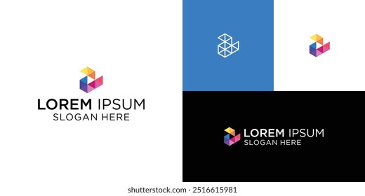 colourfull Play Media Button Logo