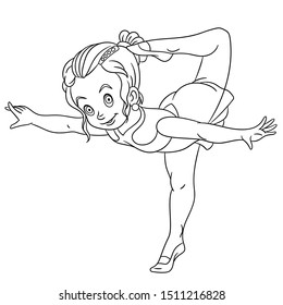 601 Gymnastics coloring pages Images, Stock Photos & Vectors | Shutterstock