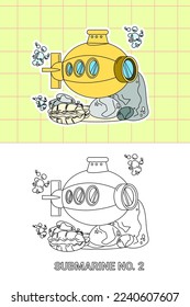 colouring pages of transportaion cartoon for kids